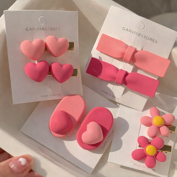 Cute Korean Hairpins- pack of two