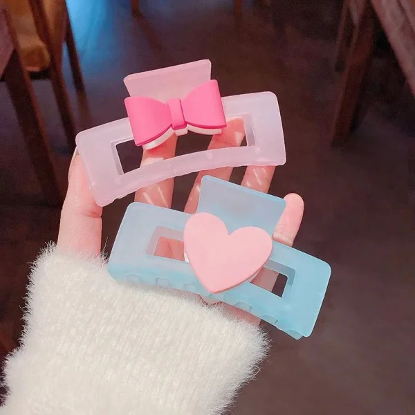 Frosted Pastel Hair Claw